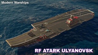 Modern Warships: RF ATARK ULYANOVSK in action.
