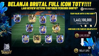 BELANJA BRUTAL FULL ICON TOTY!!  Lagi Review malah ketemu @PerkoroDunyoFM  | FIFA Mobile Indonesia