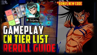 [Reroll Tier list]Yu Yu Hakusho Fierce Fight (Android) Launch Gameplay