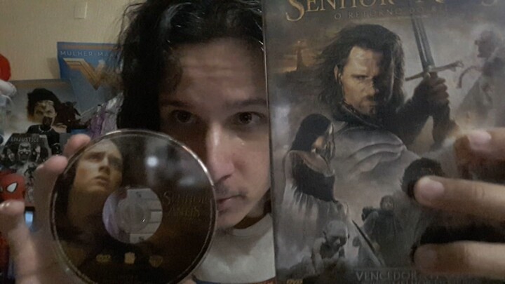 MINHA COLEÇÃO DE FILMES MATRIX O SENHOR DOS ANÉIS NOSTÁIGICOS ANOS 2000 GABRIEL O MESTRE DOS BONECOS
