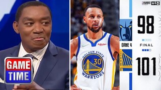 NBA GameTime applauds Warriors star Steph Curry solidifies 3-PTS god status with epic playoff first