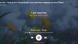 Rosa Linn - snap (lyrics terjemahan) i just need snapping one two