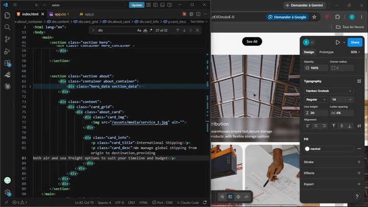 Figma to Code: Build a Responsive landing page with HTML, CSS & JavaScript