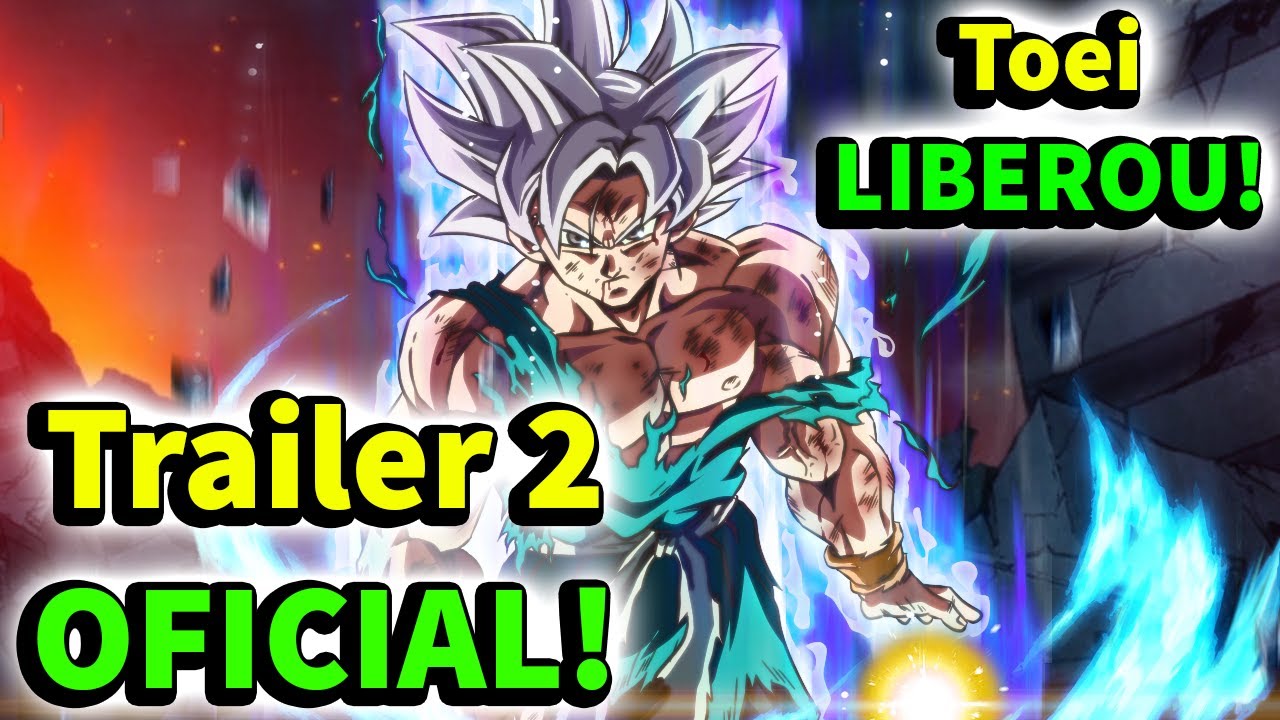 SAIU! TRAILER 2 OFICIAL DRAGON BALL SUPER: SUPER HERO HD FILME