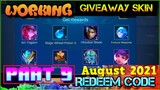 NEW REDEEM CODES PART 9  MOBILE LEGENDS | REDEEM CODES REVEAL + GIVEAWAY REVEAL #akdyrroth