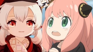 [MMD] ตัดรวมซีนตัวละครจาก 2 เรื่อง Spy X Family และ Genshin impact