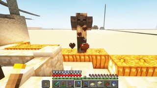 Không có cây cối trong sa mạc vô tận! Làm thế nào để sống sót [Minecraft] P5