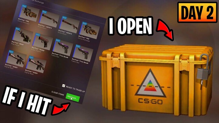 Opening a Case Every Time I Hit a Trade Up (Day 2)