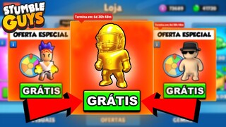 ✅ É AGORA!!! CHEGOU A NOVA SKIN GRÁTIS ESPECIAL DA ATUALIZAÇÃO NO STUMBLE GUYS 0.45.3