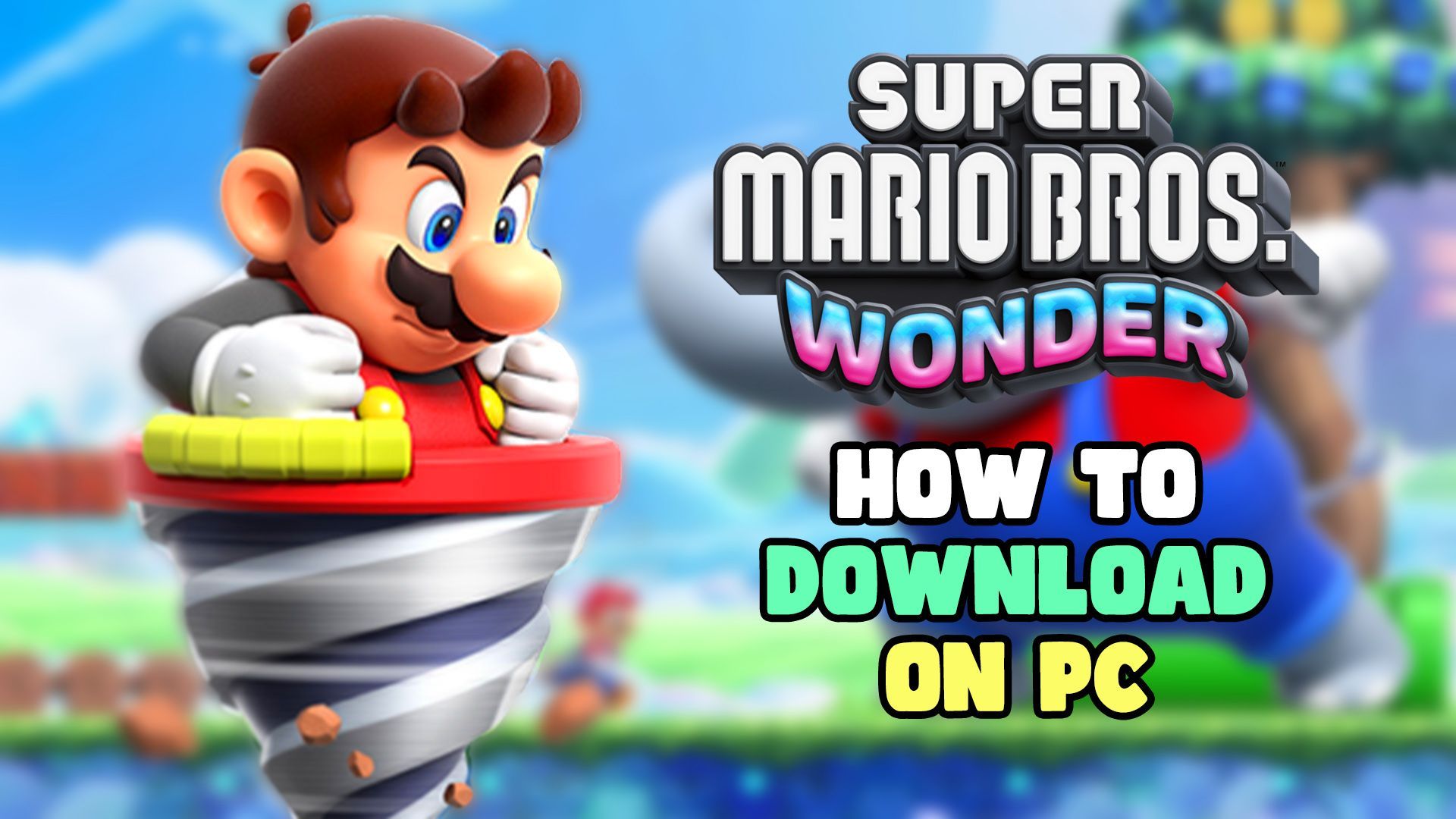 How To Download Super Mario Bros. Wonder On PC - BiliBili