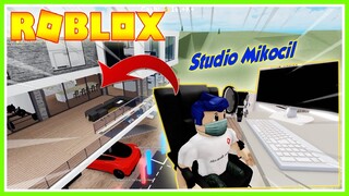 NGINTIP STUDIO KEREN REKAMAN MIKOCIL DI RUMAH BARU YANG MIRIP RUMAH BROOKHAVEN !!! ROBLOX MIKOCIL