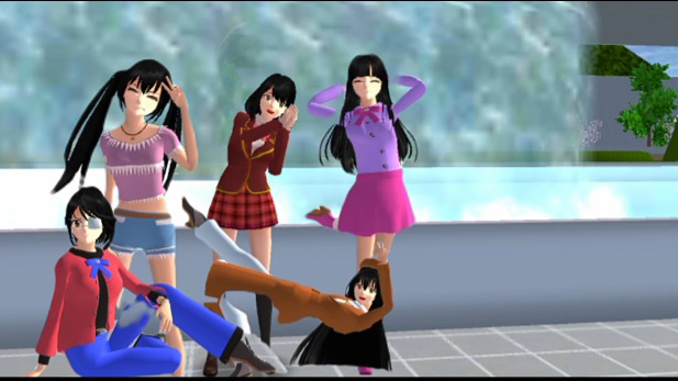 Nadia ulfah (Sakura school simulator) Sahabat Ku Berubah Karna Fisik Ku