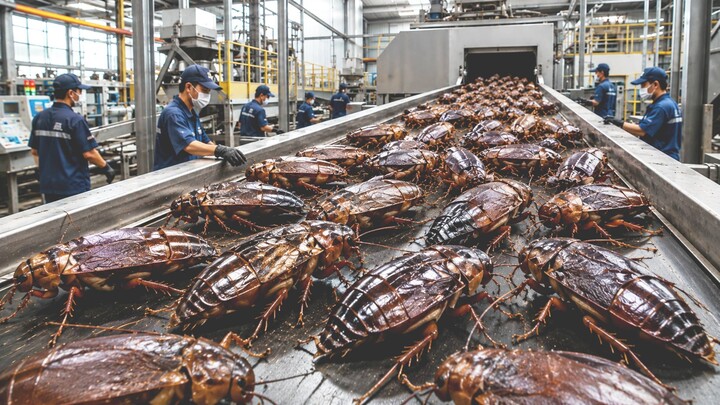 Inside a Cockroach Chips Factory How Insect Chips
