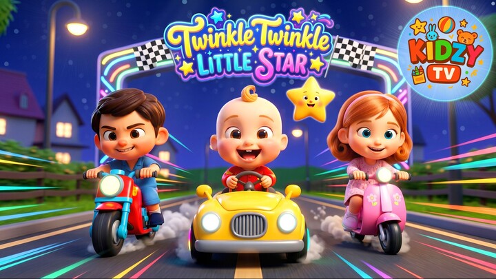 Twinkle Twinkle Little Star | Nursery Rhyme Lullaby for Babies & Toddlers