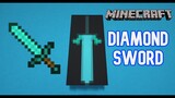 How to make a DIAMOND SWORD in Minecraft with the LOOM! (Cool banner design)