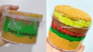 [ดีไอวาย]แกะกล่องสินค้าสไลม์ที่ดูเหมือนแฮมเบอร์เกอร์ออกมาแบบไม่น่าพอใจ