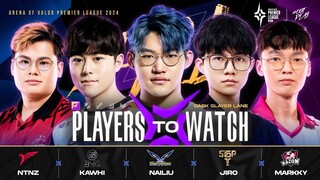 APL 2024 Player To Watch Dark Slayer Lane - Garena AOV (Arena of Valor)