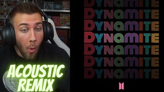 OK I LOVE THIS 😆😆 BTS - DYNAMITE - ACOUSTIC REMIX - REACTION