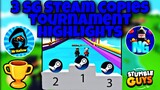 3 Stumble Guys Steam Copies Tournament Highlights