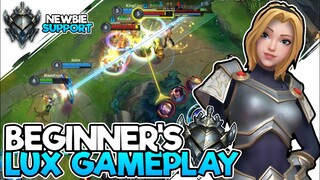 Beginner's Best Support Lux | Easy Burst Damage Combo | Wild Rift