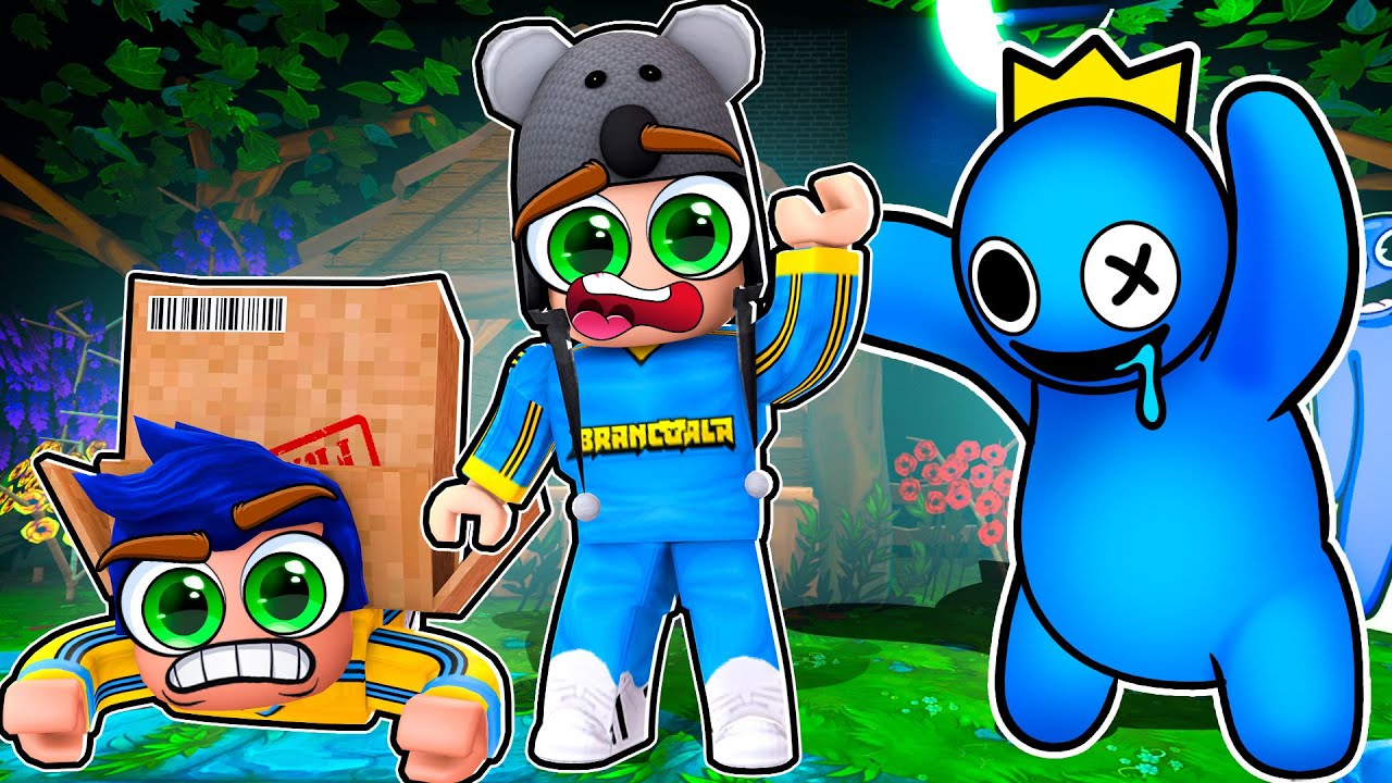 COMO DESENHAR O MONSTRO AZUL BABÃO DE RAINBOW FRIENDS @Roblox 