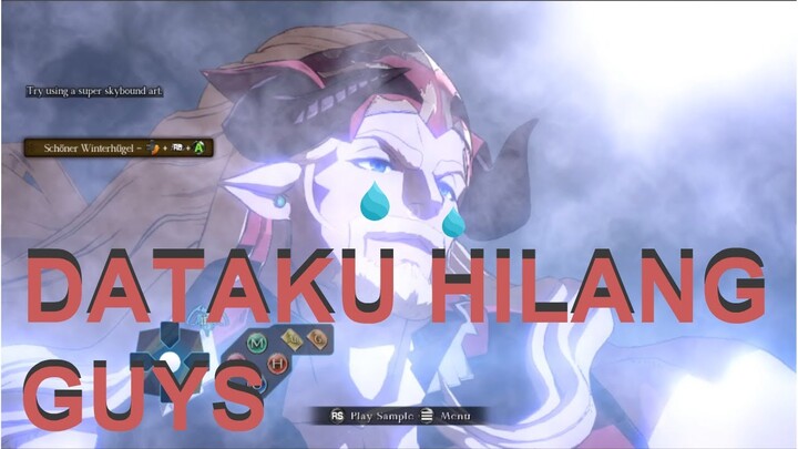 Aduh dataku hilang guys T_T