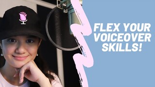 GUSTO MO BANG MAGING VOICEOVER TALENT? SHOWCASE YOUR SKILLS NOW! | Voiceover Flowers