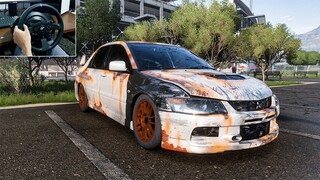 Rebuilding Mitsubishi Lancer Evolution IX 1000HP - Forza Horizon 5 | Thrustmaster T300RS Gameplay.