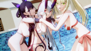 【MMD】หน้าร้อน - Chaldea Girls