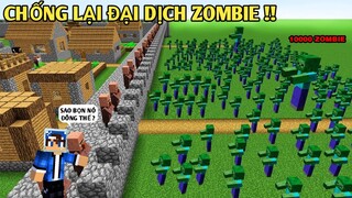 Mình Đã Chống Lại Đại Dịch ZomBie| Bằng Những Cái Gậy Phép | TRONG MINECRAFT PE..!!