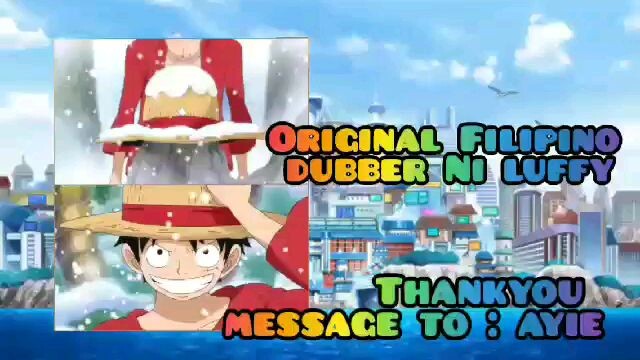 Thank you Luffy😁 hihihihi