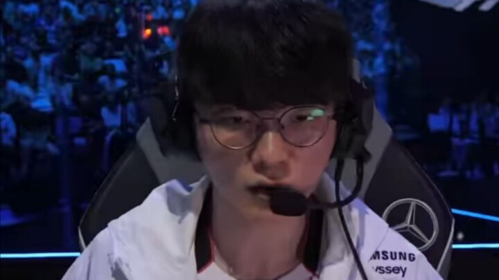 Faker’s on-the-spot reactions while playing a low-health Sylas go viral—Gumayusi quietly hits the li