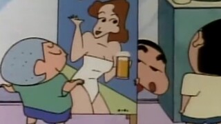 In "Crayon Shin-chan", Zhengnan and his two friends practiced praising beautiful women on the street