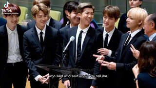 BTS   RM  speeche
