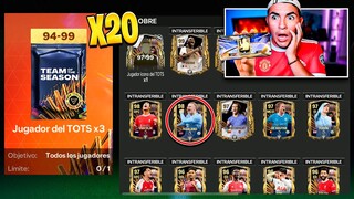 ABRO +20 SOBRES TOTS de INTERCAMBIOS en FC MOBILE 😱 *Pack Opening 94-99 GRL Asegurado*