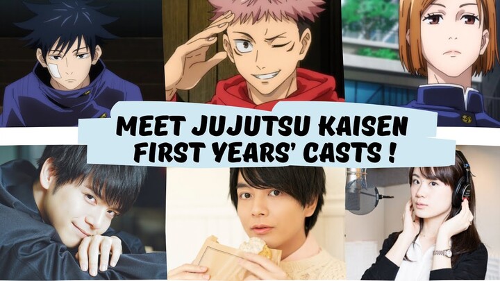 ENG | Meet Jujutsu Kaisen 1st years’ casts! // Enoki Junya, Uchida Yuuma & Seto Asami