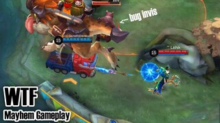 Funniest BUG Mayhem Gameplay Funny wtf Moments Mobile Legends