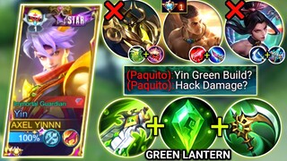 YIN HOLY CRISTAL & CORROSION SCYTHE BUILD | NEW EMBLEM TO COUNTER PRO HYPER PAQUITO | MOBILE LEGENDS