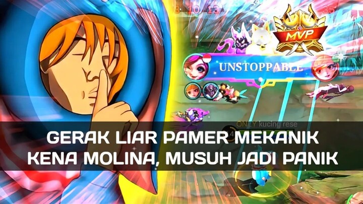 PUSH SENDIRI MERASA AMAN, SATU MOLINA MENYAPU RINGAN