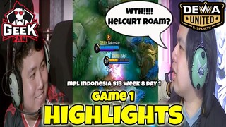 BALOYSKIE HELCURT ROAM GAME 1 HIGHLIGHTS | MPL ID S13 WEEK 8 DAY 1