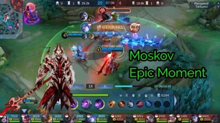 Gameplay Moskov Skin Epic !!! | MLBB Mobile Legend