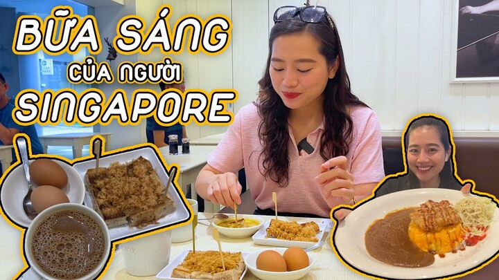 Thử ăn sáng giống người Singapore - Trưa  ăn Cơm gà Teriyaki ở Orchard | ÁNH KUA