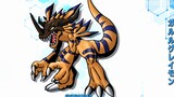 [Digimon Adventure] Tyrannosaurus and Garurumon evolve together normally