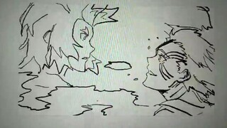 【鬼灭手书】炼狱vs猗窝座高帧打斗动画【搬运】