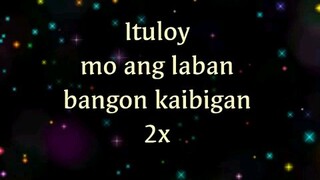 ituloy mo Ang laban