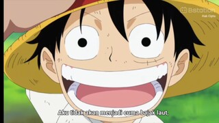 Marahnya garp pada luffy