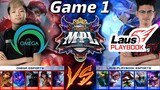 Omega vs LPE [Game 1 best of 3] | MPL-PH S7 Week 7 Day 2 | MLBB