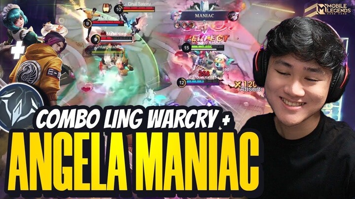 Combo Ling Emblem War Cry + Angela = MANIAC! Easy Win Pake Combo Ini - Mobile Le