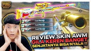 REVIEW SKIN AWM SENILAI 10 JUTA GILA KEREN BANGET , SENJATANYA BISA MENYALA !! - PUBG MOBILE