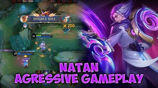 NATAN AGRESSIVE GAMEPLAY - Mobile Legends